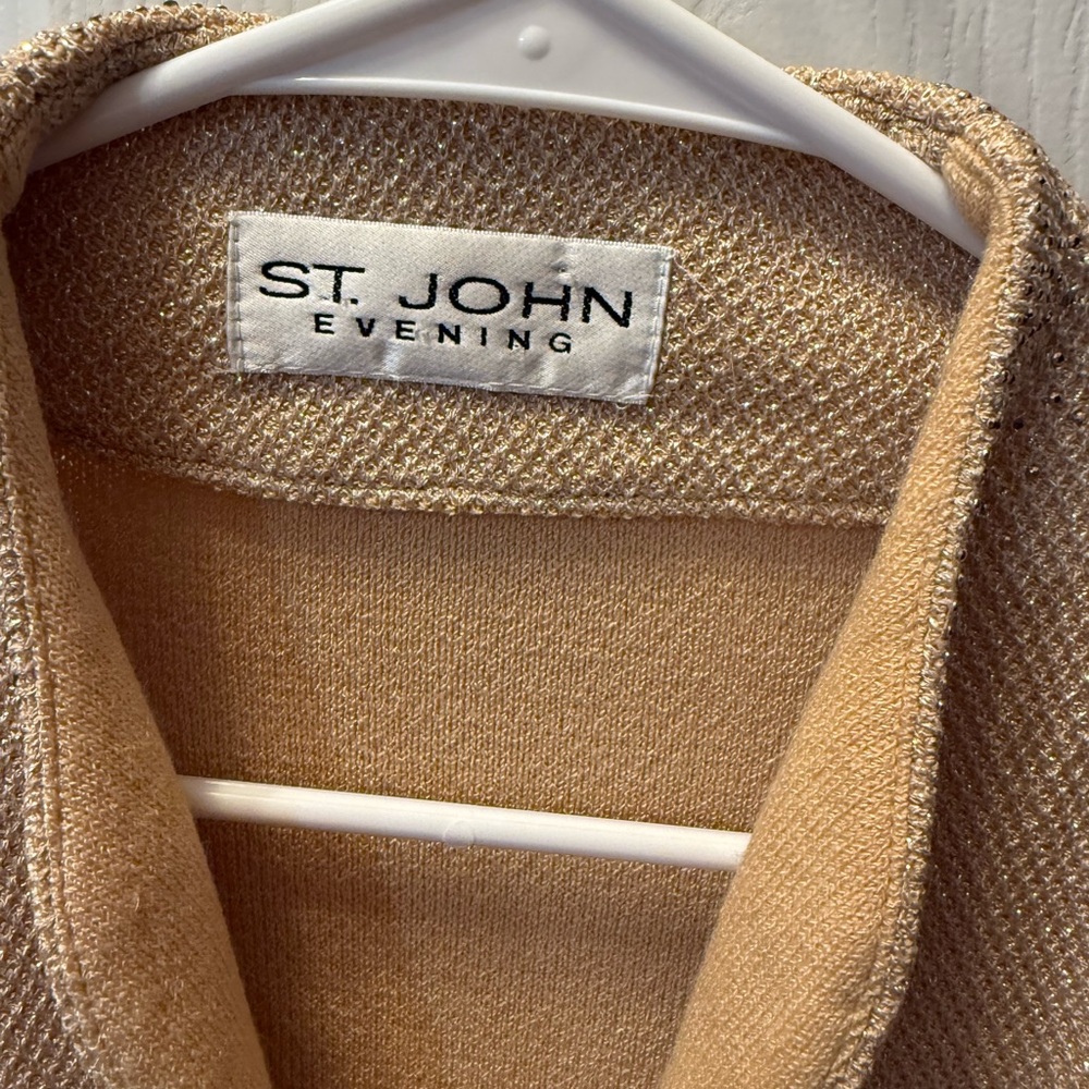 St. John Embellished Gold Skirt - Picture 5 of 7